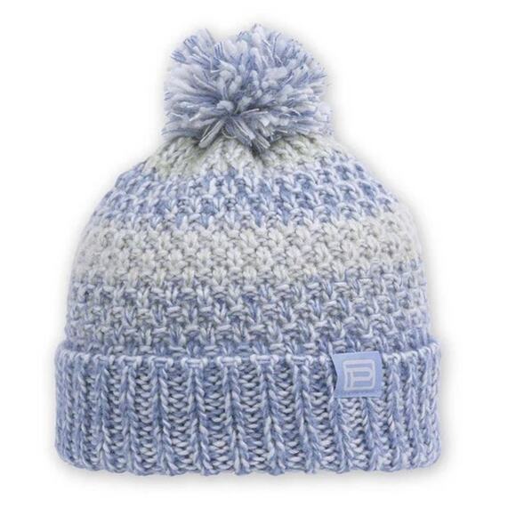 Pistil Poppy Beanie Hat Cap Pom Cable Knit Skull Fleece Lining Medium Weight OS - Picture 2 of 13